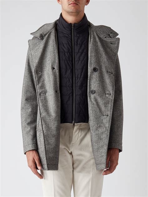 Fendi Uomo Cappotto in cashmere grigio 